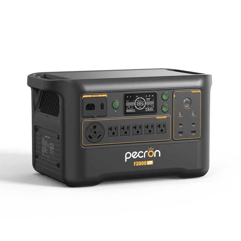 【เก็บปลายทาง】PECRON F3000LFP Portable Power Station เครื่องสำรองไฟพกพา 3600W 3072Wh พาวเวอร์สเตชั่นแบบพกพา