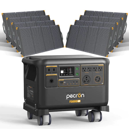 【PRE-ORDER】PECRON F5000LFP Portable Power Station 7200W 5120Wh การชาร์จเร็วสำหรับกรณีฉุกเฉิน ไฟดับ และการตั้งแคมป์