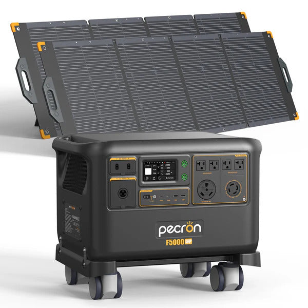 เครื่องปั่นไฟโซลาร์เซลล์ PECRON F5000LFP (7200W / 5120Wh / 120V/240V) สำหรับสำรองไฟในบ้าน