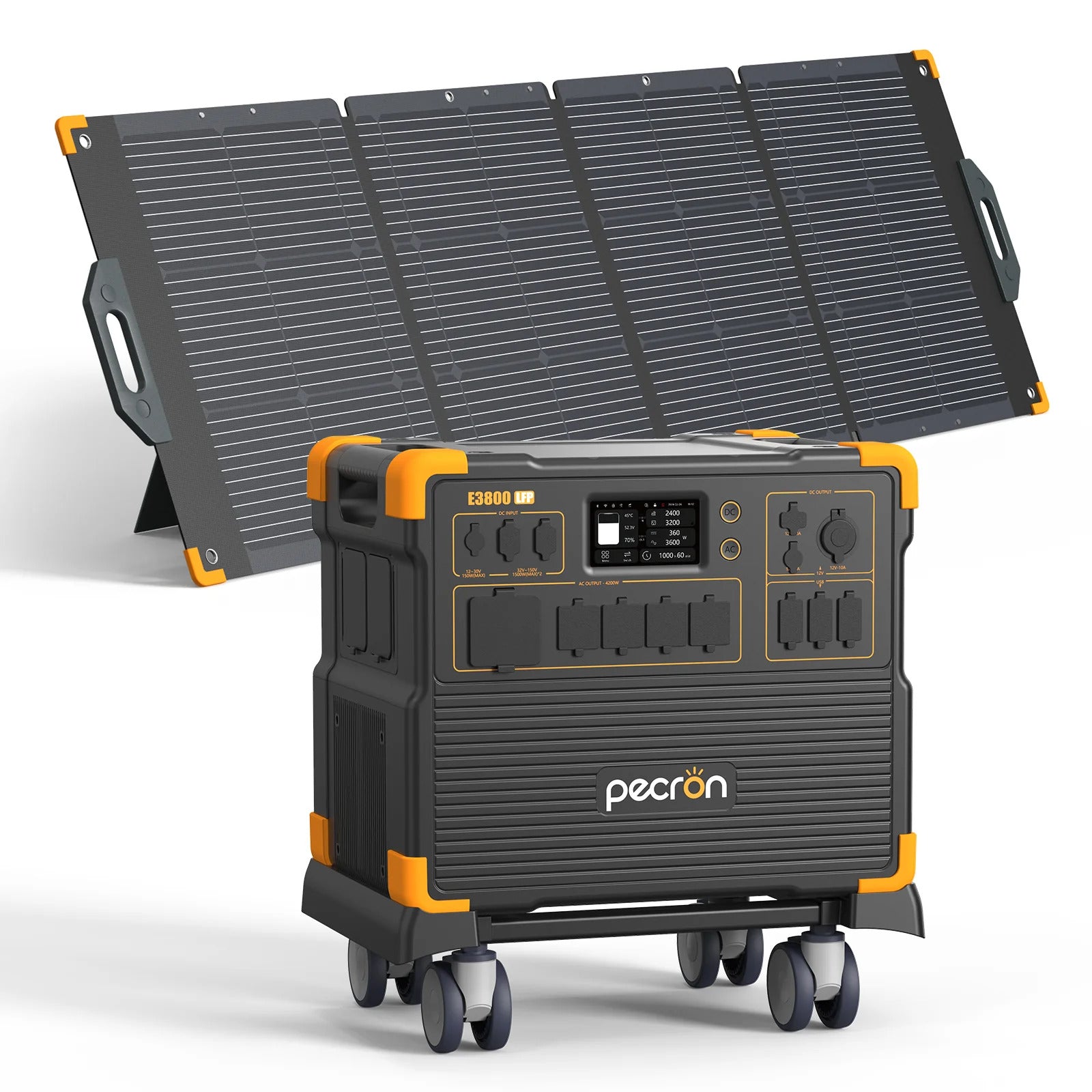 PECRON E3800LFP Solar Generator 4200W 3840Wh (แถมฟรีรถเข็น) - เปิดให้สั่งซื้อล่วงหน้า (Pre-order)