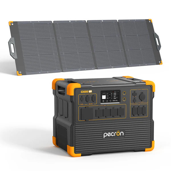 ชุดเครื่องปั่นไฟโซลาร์เซลล์ PECRON E3600LFP (3600W 3072Wh)