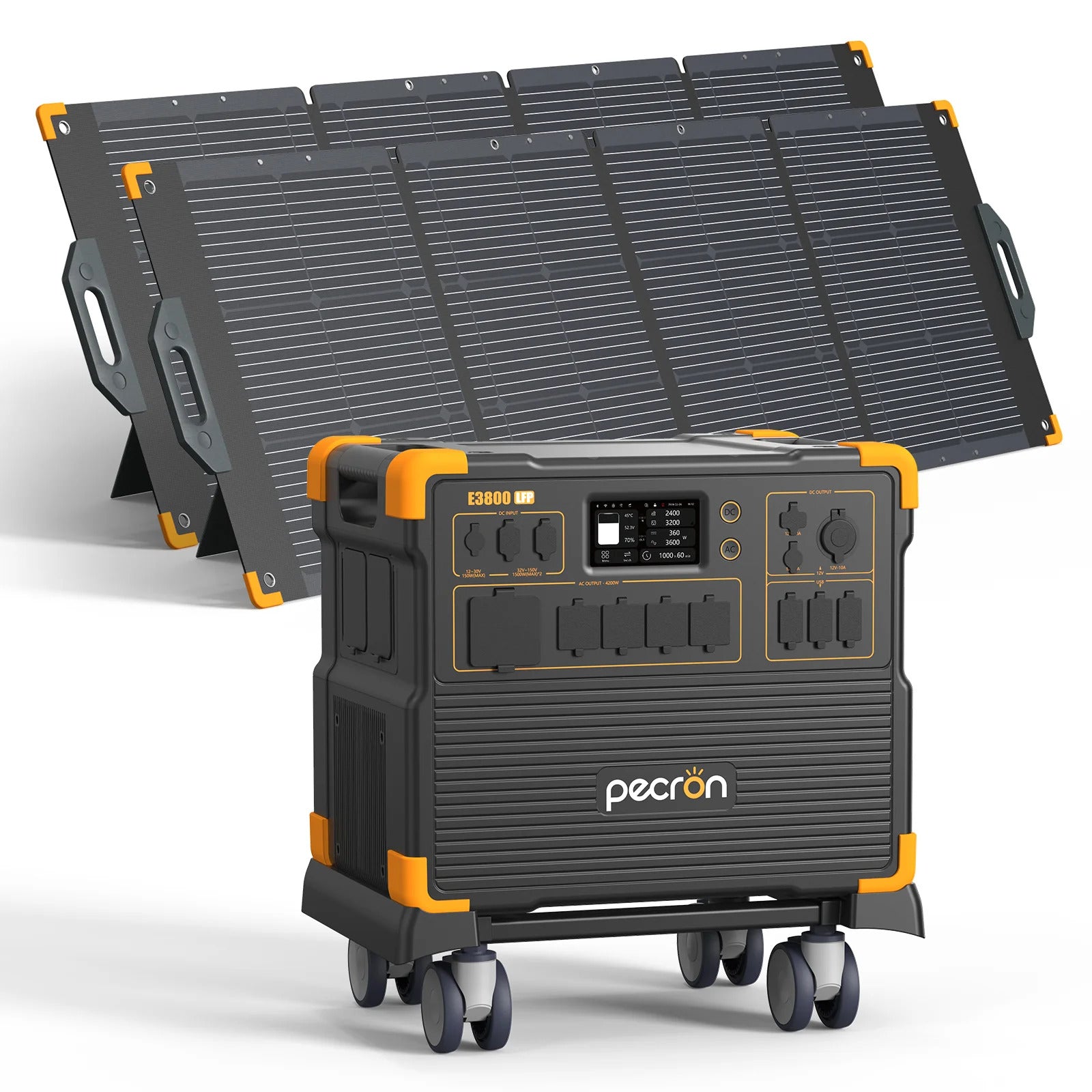 PECRON E3800LFP Solar Generator 4200W 3840Wh (แถมฟรีรถเข็น) - เปิดให้สั่งซื้อล่วงหน้า (Pre-order)