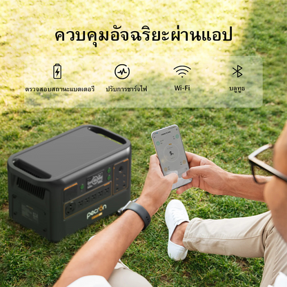 【เก็บปลายทาง】PECRON F3000LFP Portable Power Station  เครื่องสำรองไฟพกพา  3600W 3072Wh พาวเวอร์สเตชั่นแบบพกพา