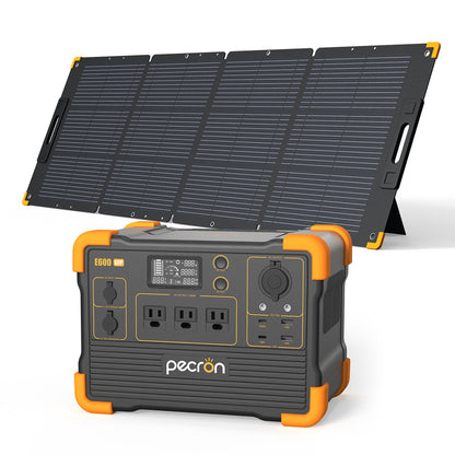 【เก็บปลายทาง】Pecron E600LFP เครื่องสำรองไฟพกพ   แคมป์ปิ้ง า1200W 614WH 192000mAh กล่องสำรองไฟฉุกเฉิน Power Box Power Station