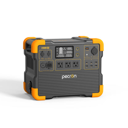 【เก็บเงินปลายทาง】Pecron รุ่นE1500LFP เครื่องสำรองไฟพกพา Power Station 2200W1536WHSolar Powerbox แบตเตอรี่สำรองพกพา แหล่งจ่ายไฟฉุกเฉิน สำหรับแคมป์ปิ้ง ฉุกเฉินบ้าน