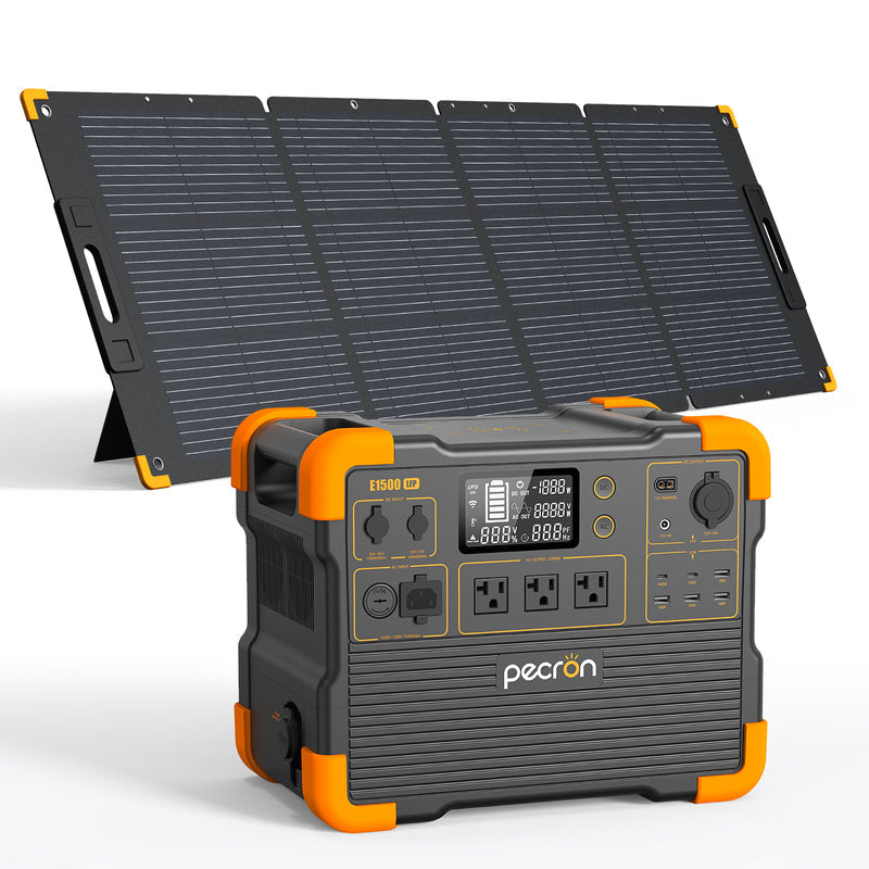 ชุดโซล่าเซลล์ E1500LFP+200W*1