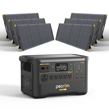 【เก็บปลายทาง】PECRON F3000LFP Portable Power Station  เครื่องสำรองไฟพกพา  3600W 3072Wh พาวเวอร์สเตชั่นแบบพกพา