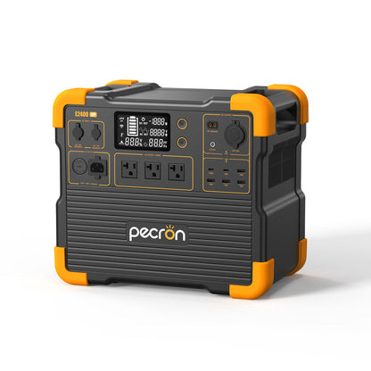 【เก็บปลายทาง】Pecron E2400LFP Portable Power Station 2400W 2048Wh LiFePo4 แบตสำรองพกพา แบตสำรองไฟ Solar Powerbox 220V รับประกัน2ปี