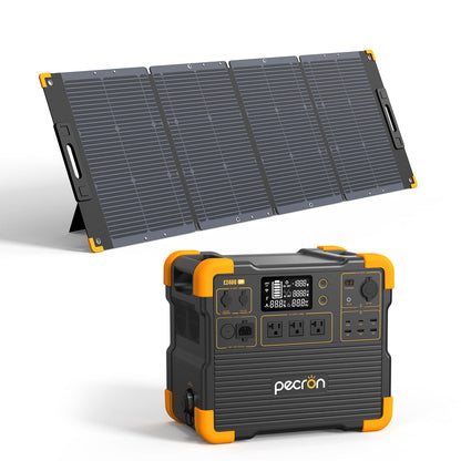 【เก็บปลายทาง】Pecron E2400LFP Portable Power Station 2400W 2048Wh LiFePo4 แบตสำรองพกพา แบตสำรองไฟ Solar Powerbox 220V รับประกัน2ปี