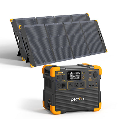 【เก็บปลายทาง】Pecron E2400LFP Portable Power Station 2400W 2048Wh LiFePo4 แบตสำรองพกพา แบตสำรองไฟ Solar Powerbox 220V รับประกัน2ปี