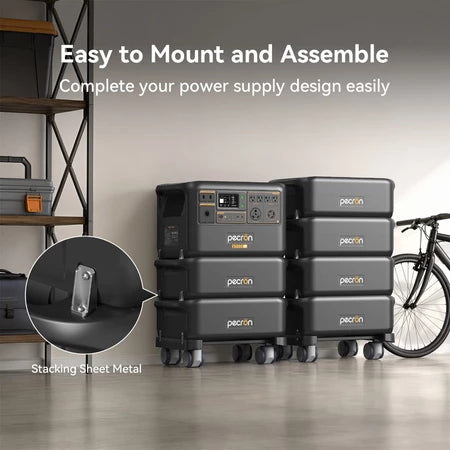 PECRON FP5000-48V Expansion Battery 5120Wh แบตเสริมสำหลัก E1000LFP/E1500LFP/ E3600LFP/ F3000LFP/F5000LFP